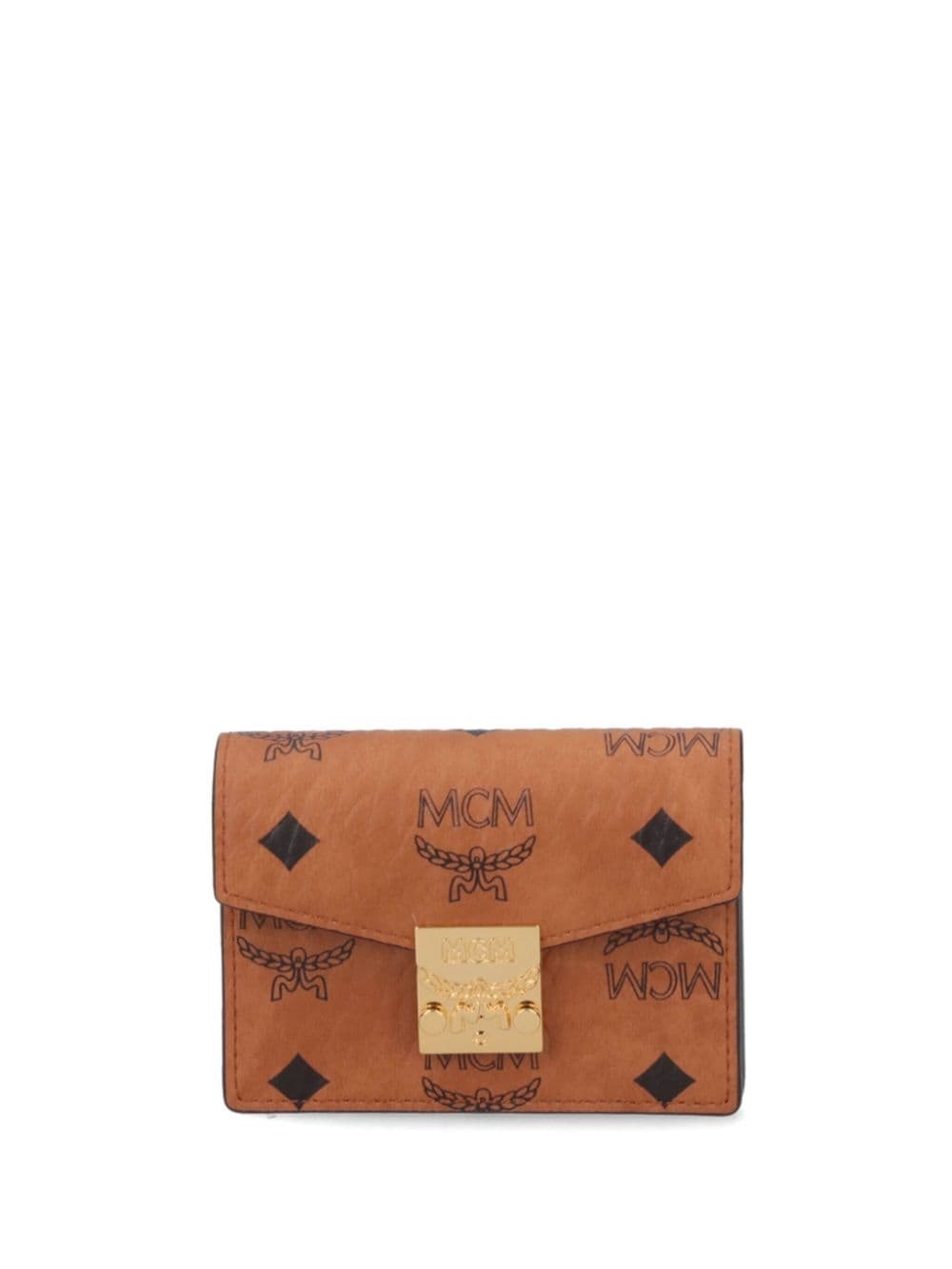 monogram-print wallet - 1