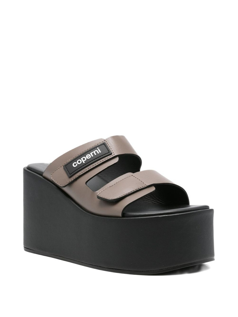 COPERNI 100mm double-strap platform sandals outlook