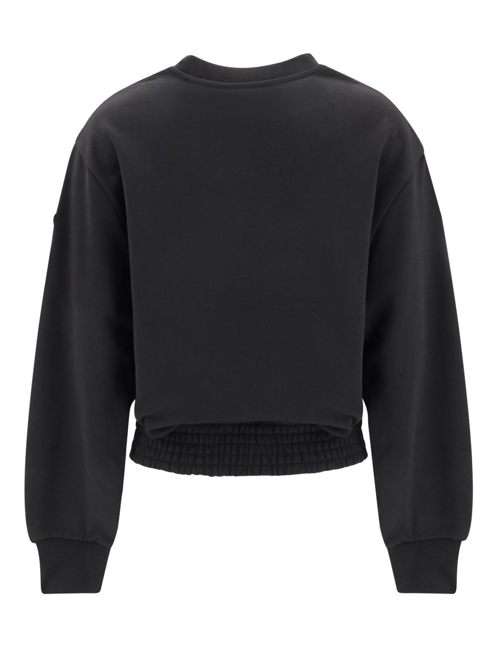 pleated cotton sweatshirt - 2