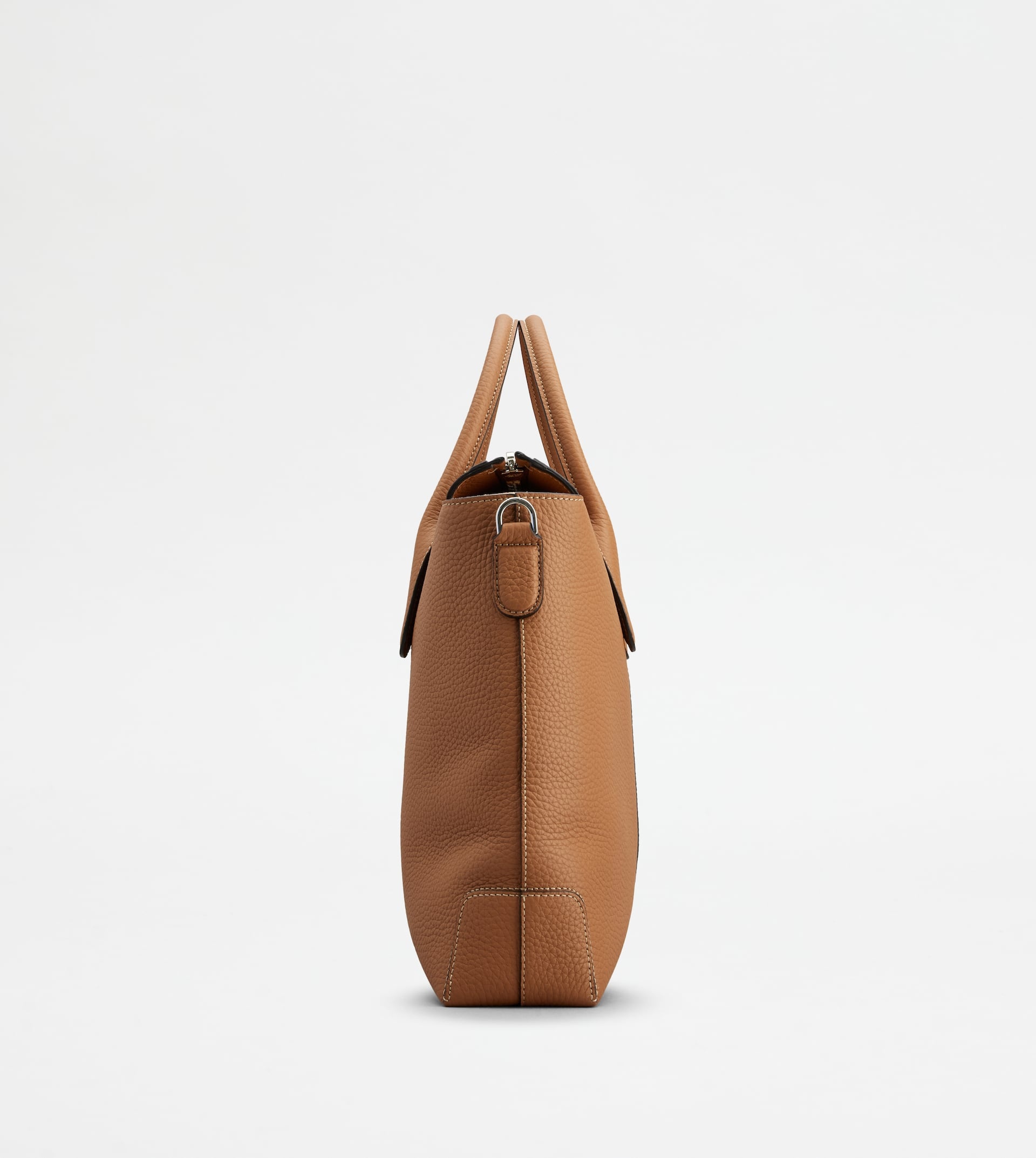 TOD'S DI BAG BRIEFCASE IN LEATHER MEDIUM - BROWN - 2