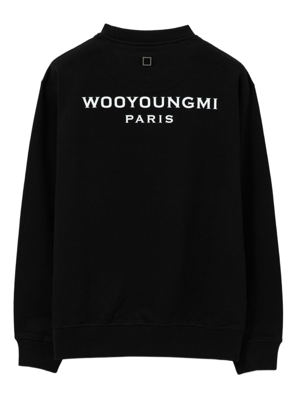 logo-print cotton sweater - 2