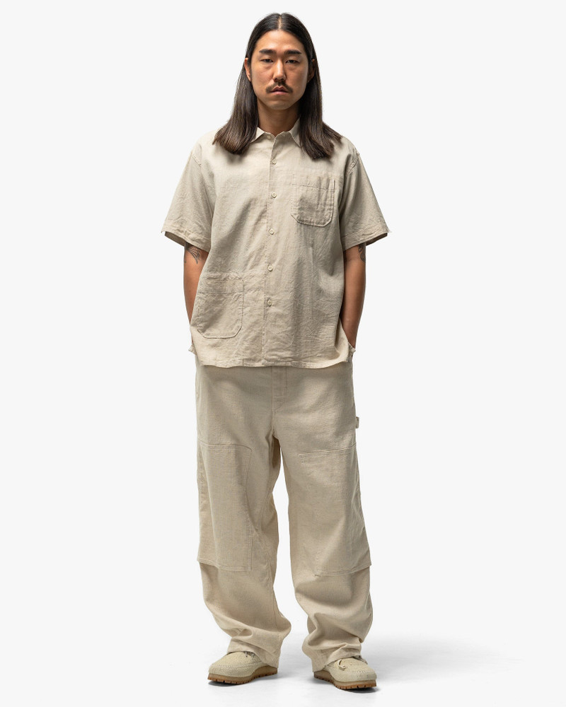 Engineered Garments Camp Shirt CL Sheeting Natural outlook