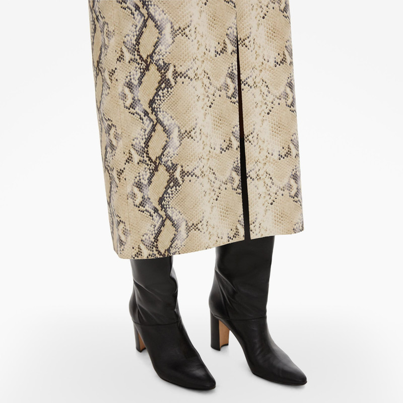 PYTHON-EMBOSSED LEATHER TANK TOP 7