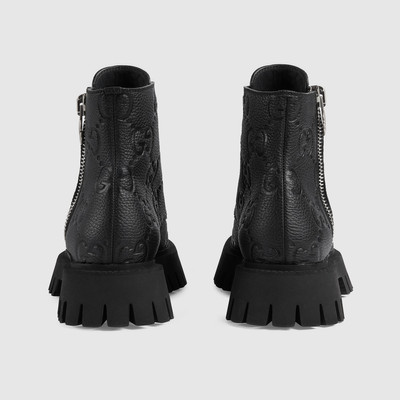 GUCCI Women's GG leather boot outlook