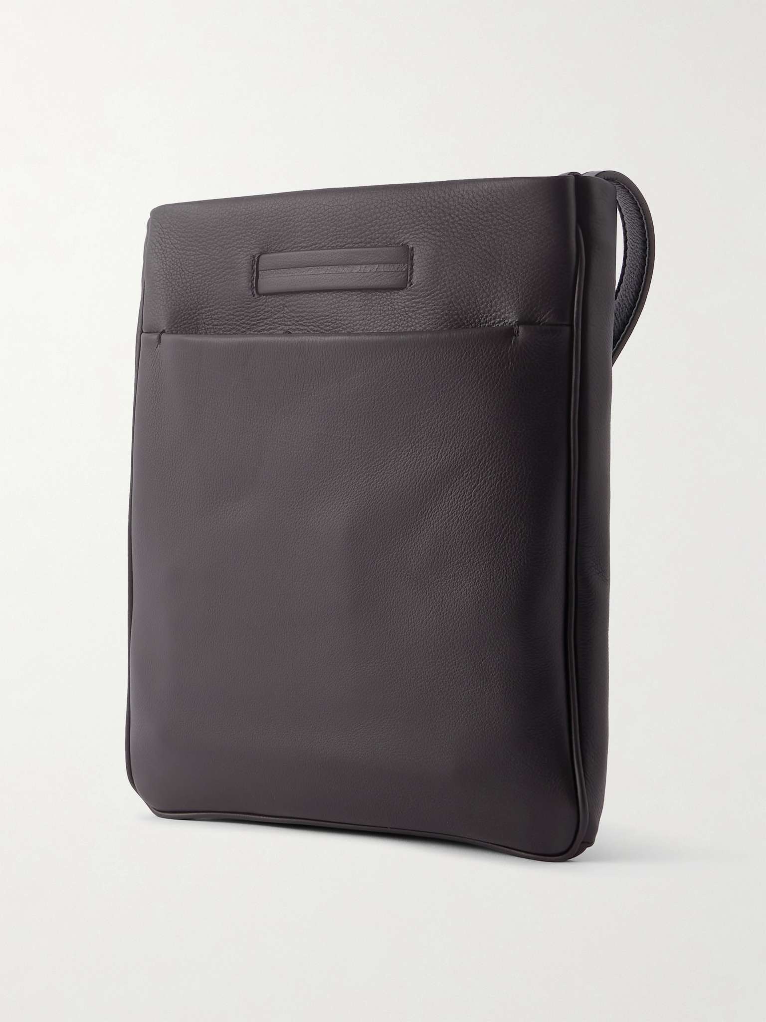 SECONDSKIN Leather Messenger Bag - 4