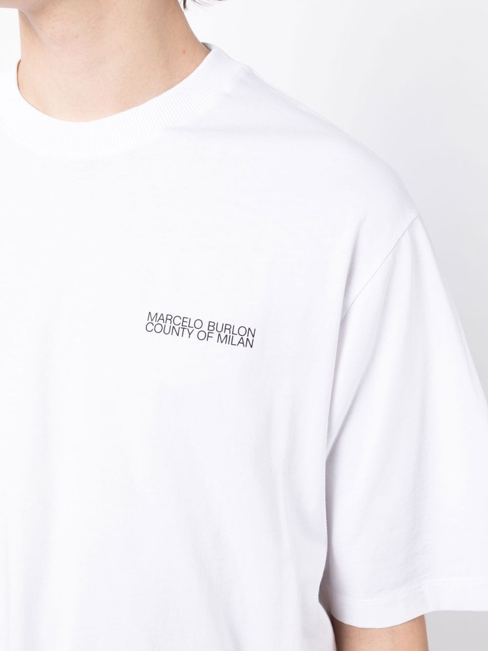 Tempera Cross Over print T-shirt - 5