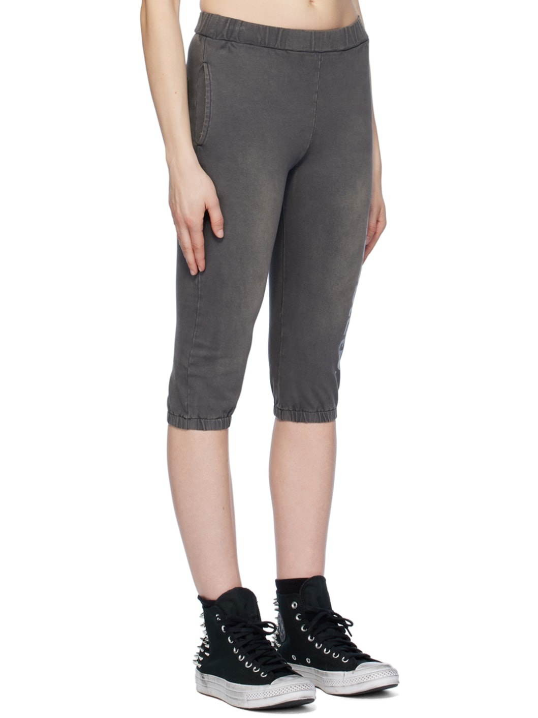 Gray Printed Lounge Pants - 2