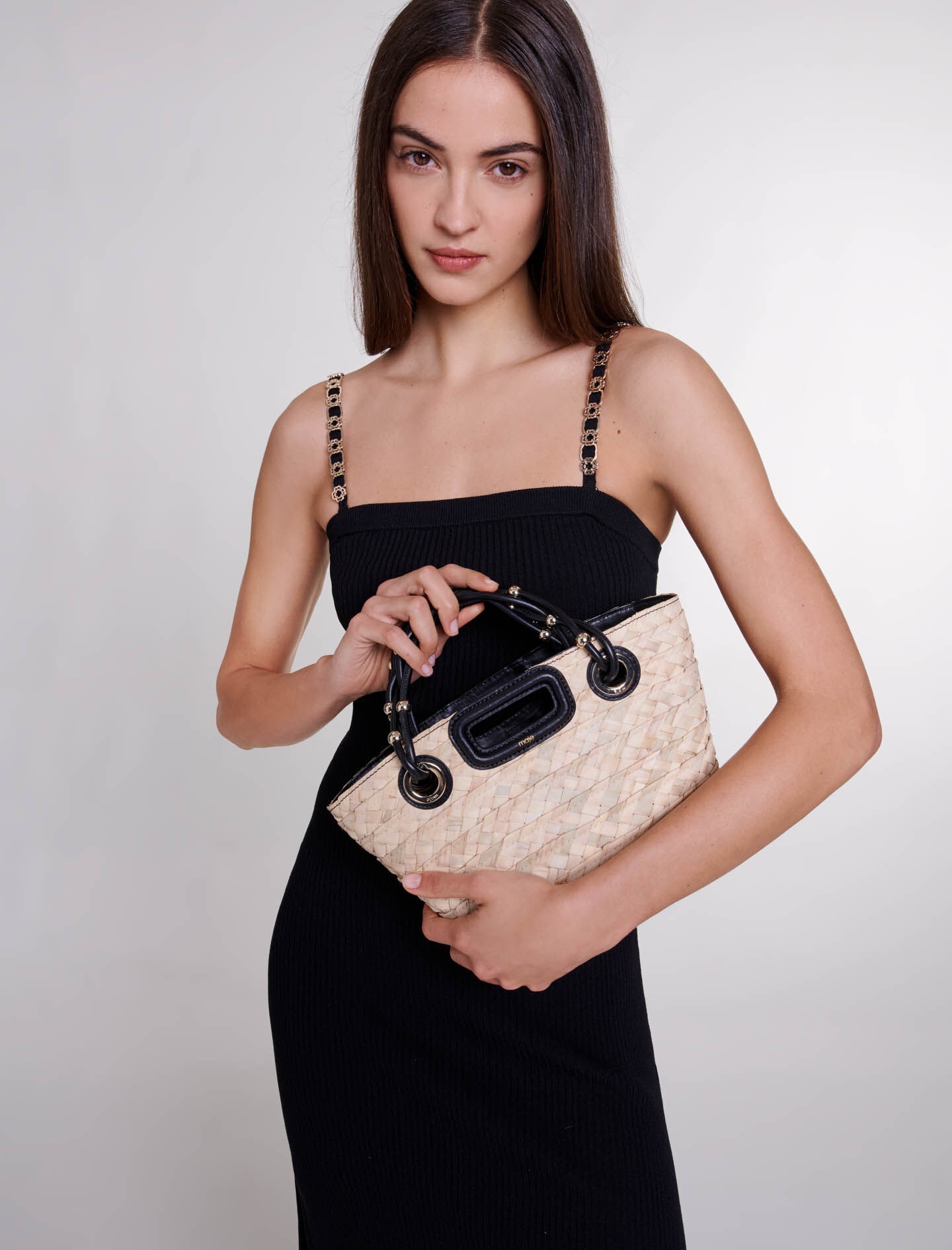 Mini woven basket bag - 7