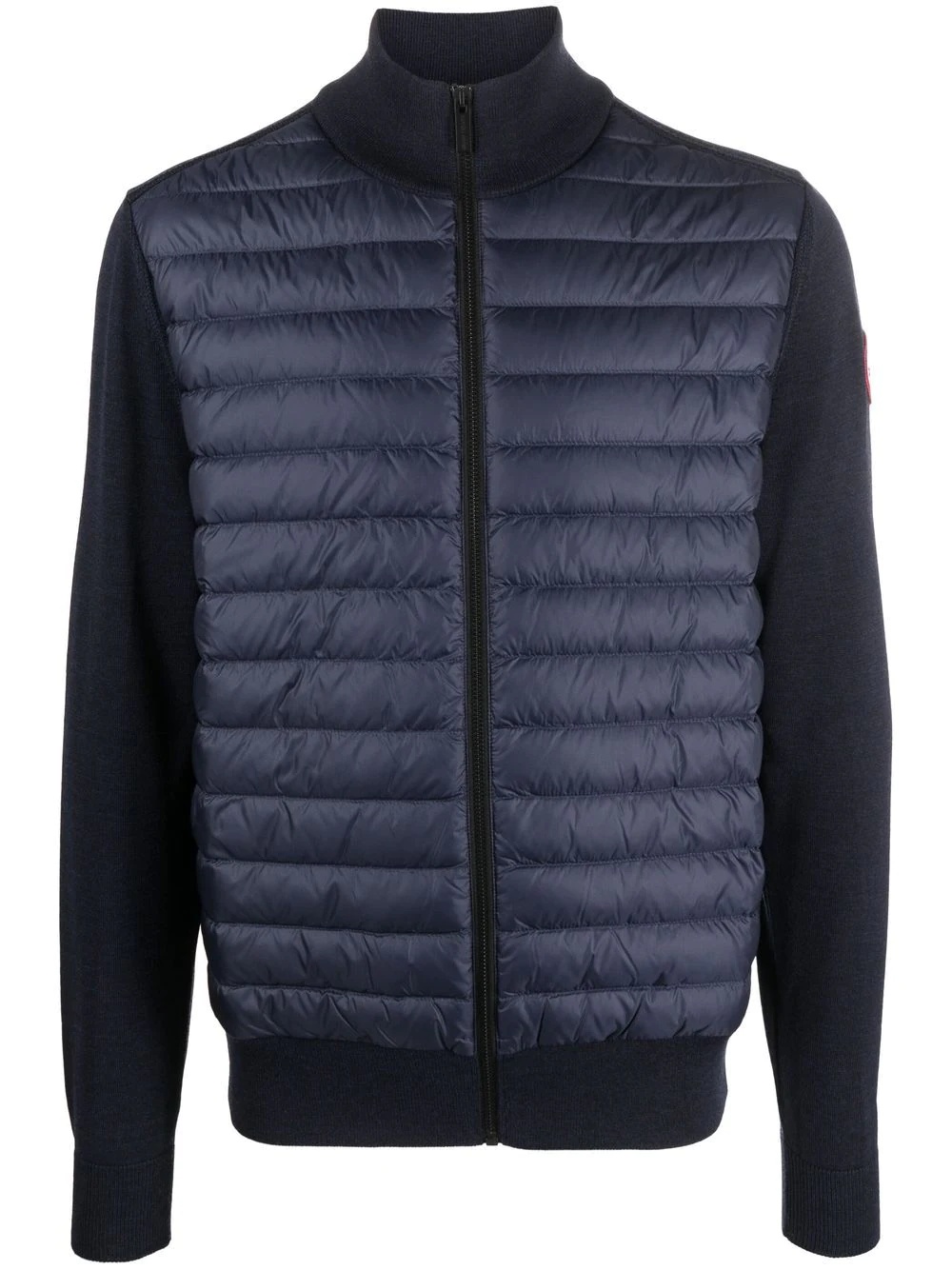 zipped padded jacket - 1