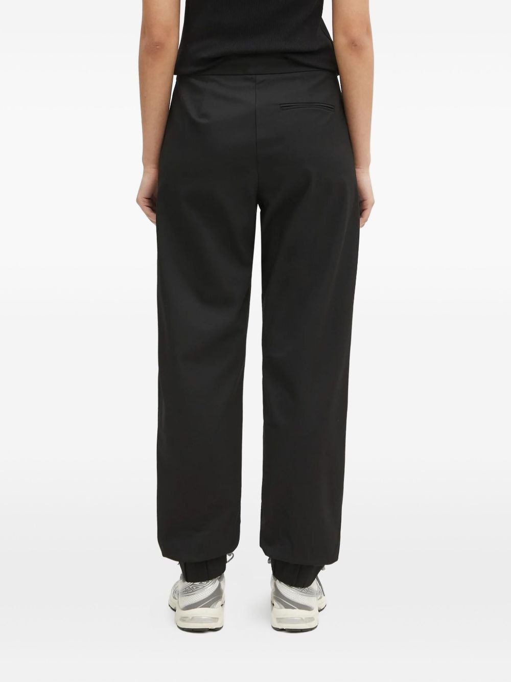 pleated straight-leg trousers - 2