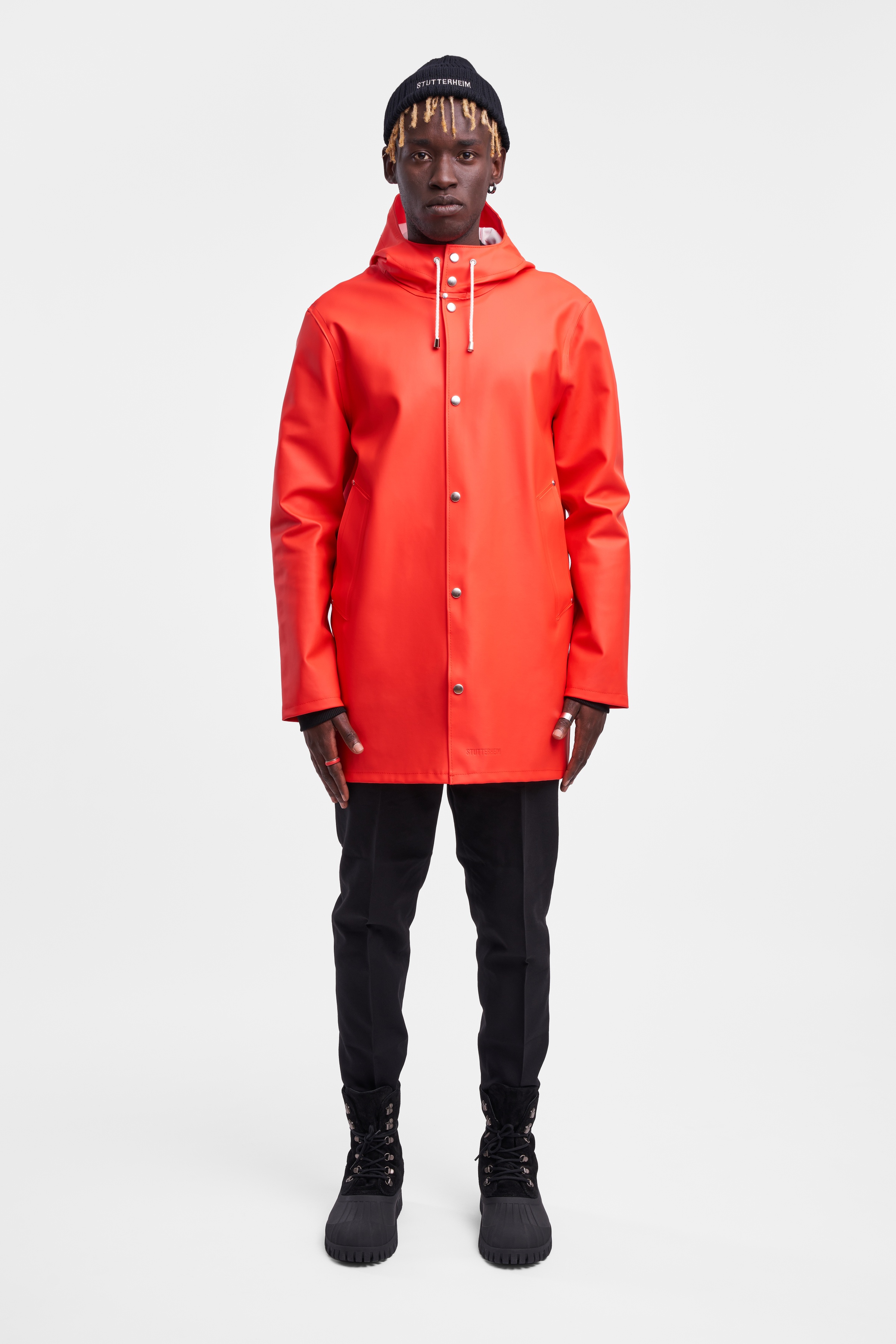 Stockholm Raincoat Fade Red - 2