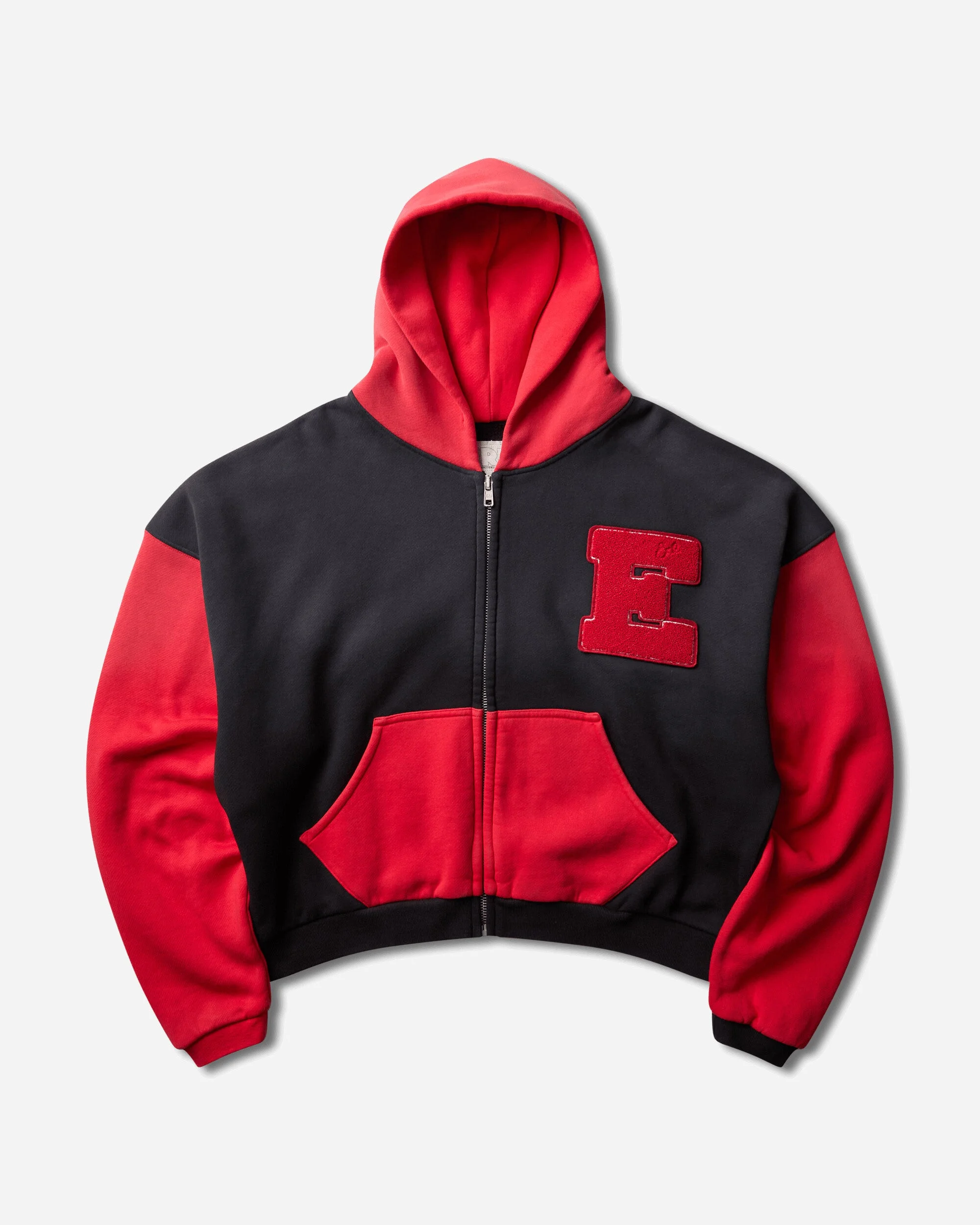 Varsity Hoodie Black / Red - 1
