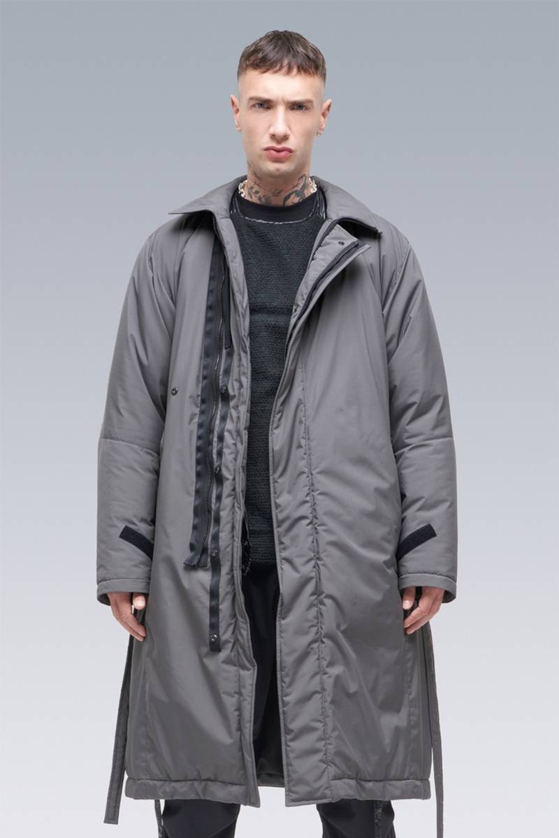 J99-WS 2L Gore-Tex Infinium™ Windstopper® Climashield® Coat Backer Gray - 1