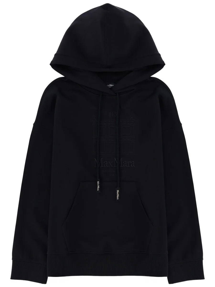 COTTON JERSEY SWEATSHIRT WITH LOGO - 1