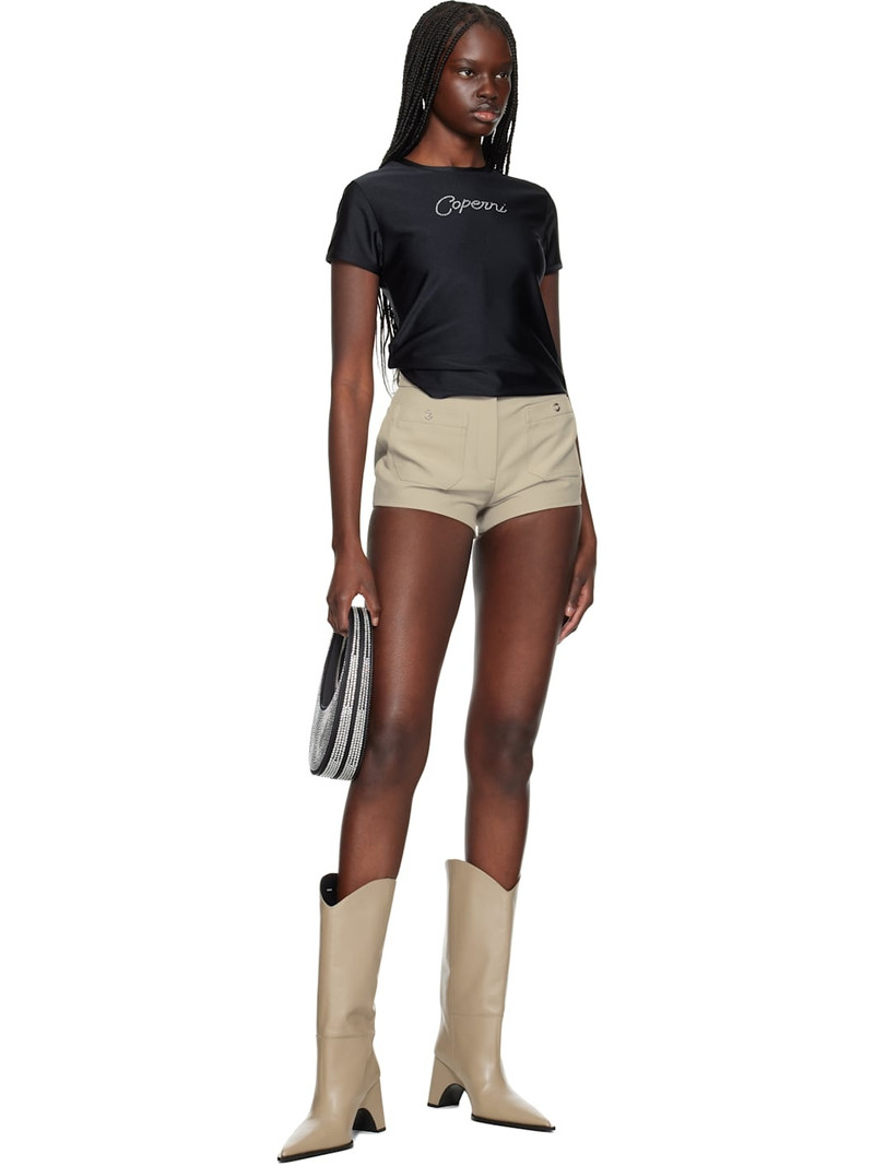 COPERNI Beige Four Pocket Tailored Mini Shorts outlook