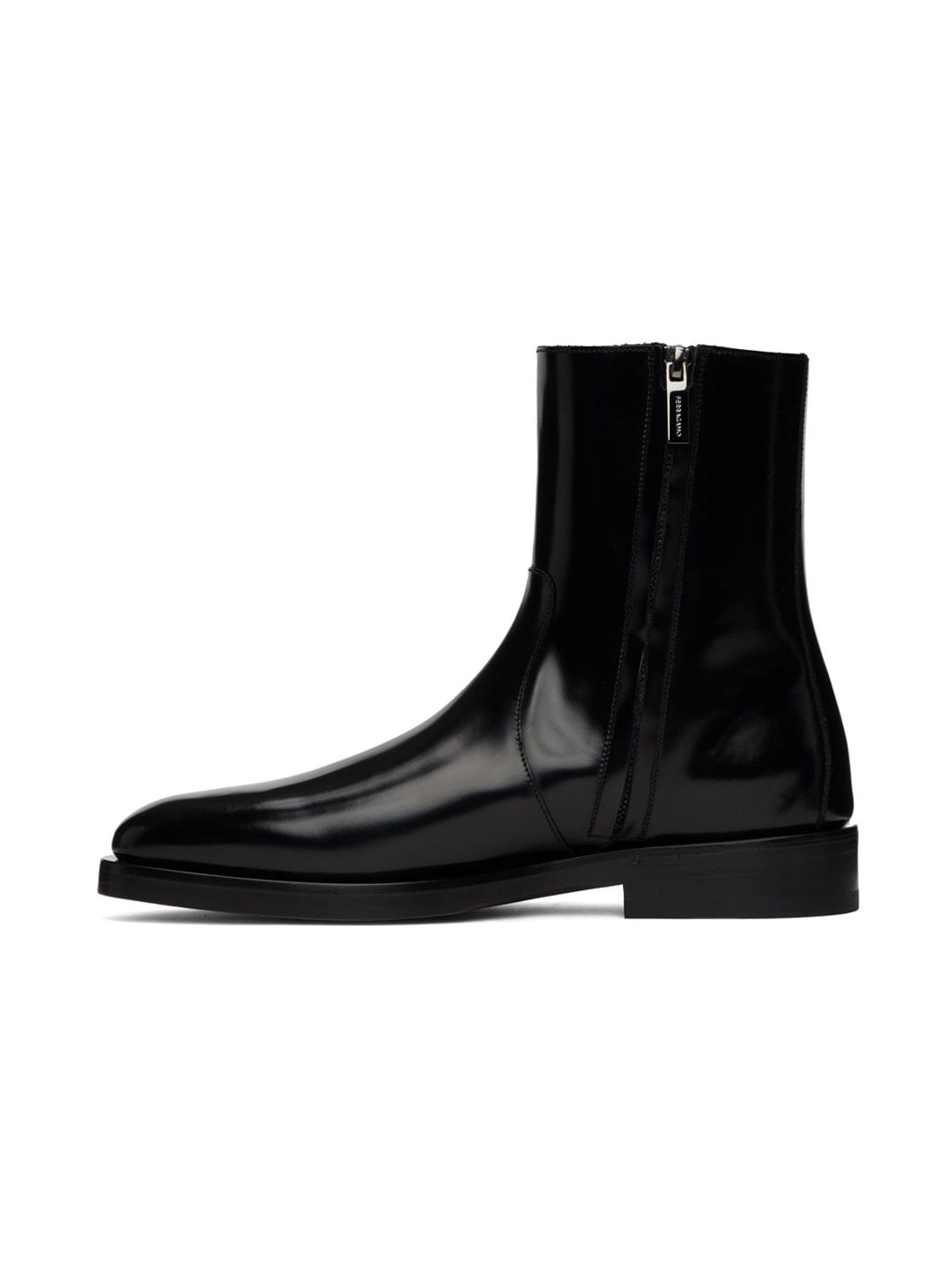Black Calfskin Boots - 3