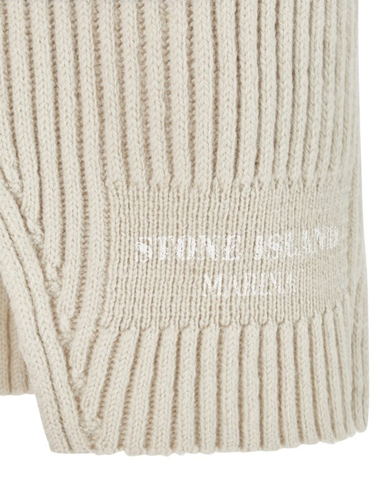 N02XD STONE ISLAND MARINA_PRINTED PURE WOOL FULL RIB BLUE - 3