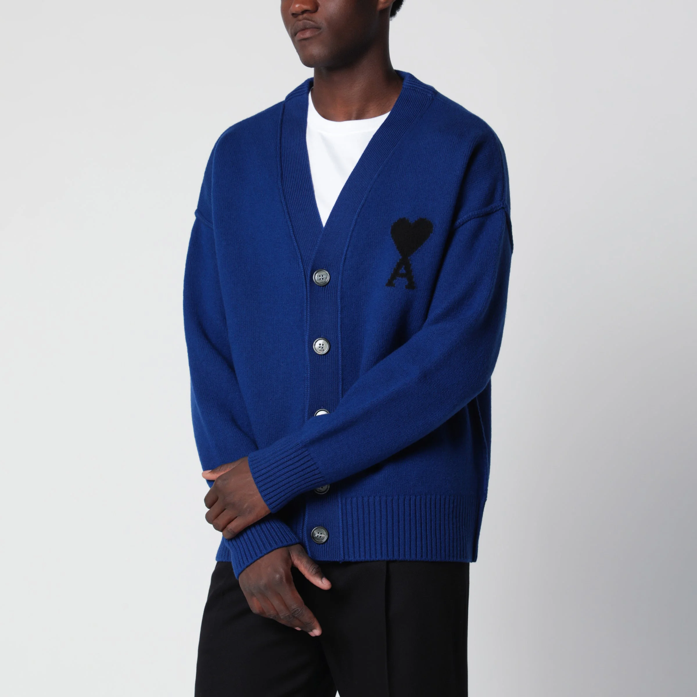 Blue Ami De Coeur wool cardigan - 1