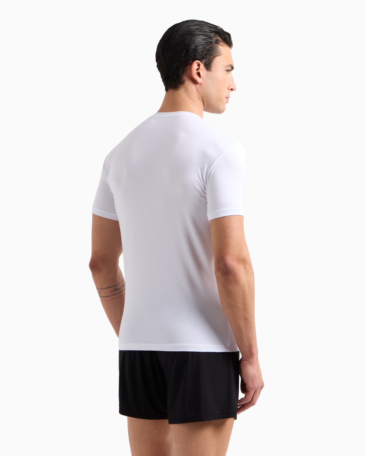 FITTED LOUNGEWEAR T-SHIRT IN SOFT MODAL - 3