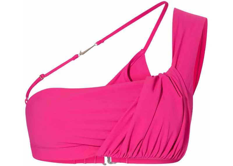 Jacquemus x Nike La Brassière Drapée Sports Bra Dark Pink 1