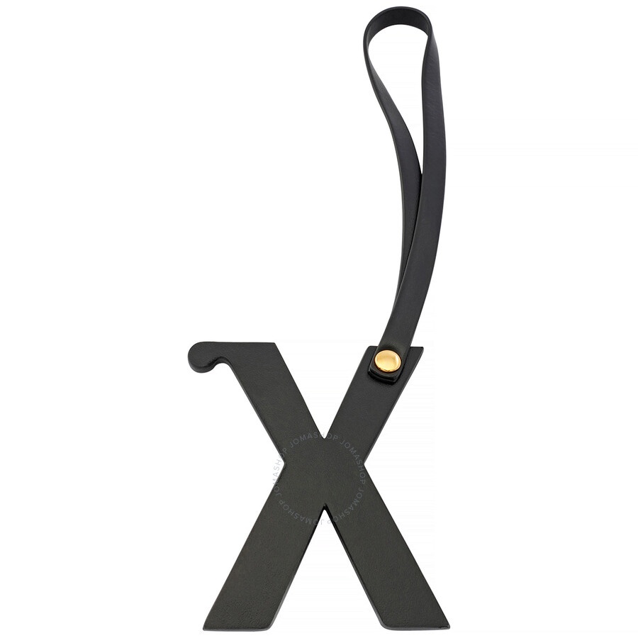 Burberry Letter X Stud Leather Charm in Black and Light Gold - 2