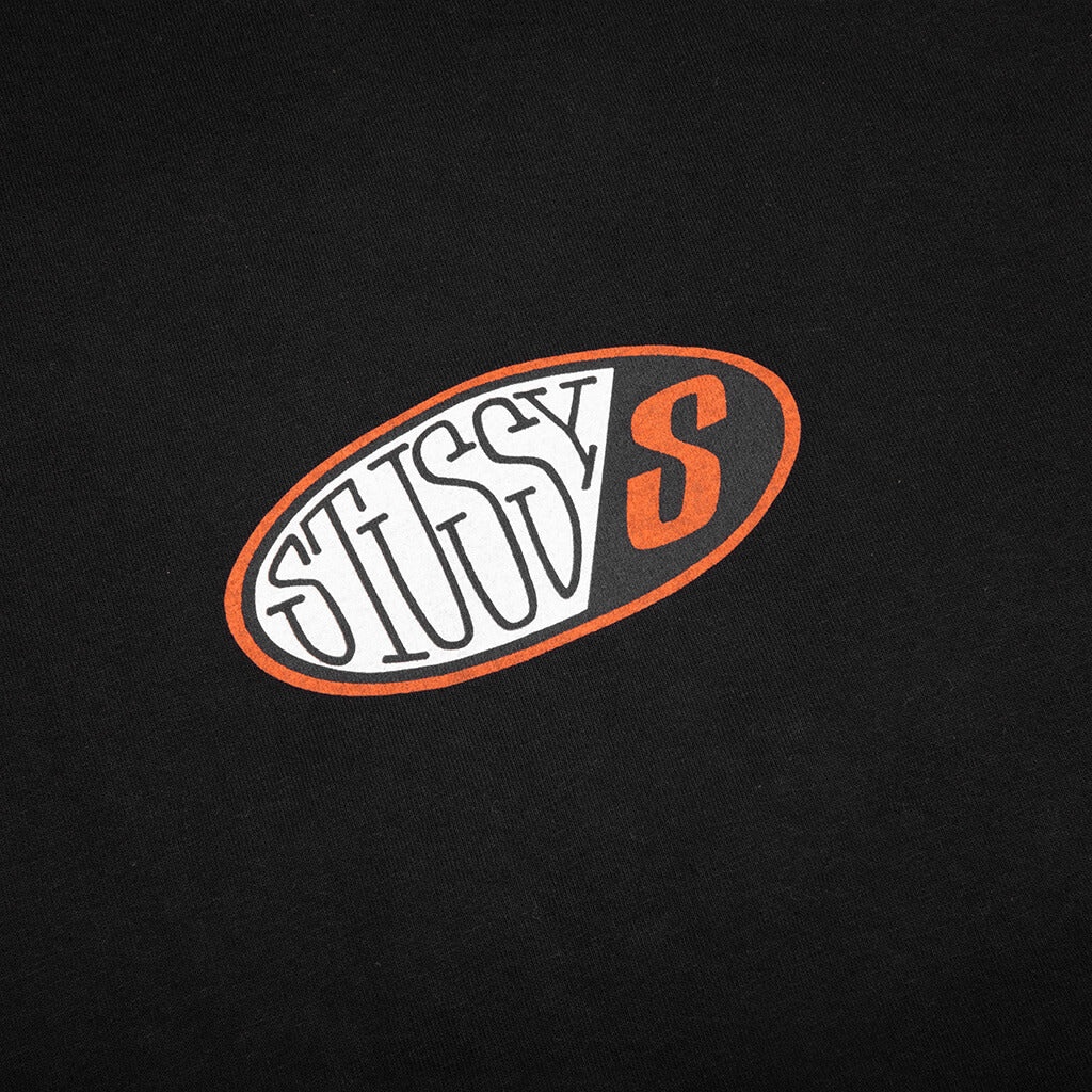 PITSTOP PIGMENT DYED TEE - BLACK - 4