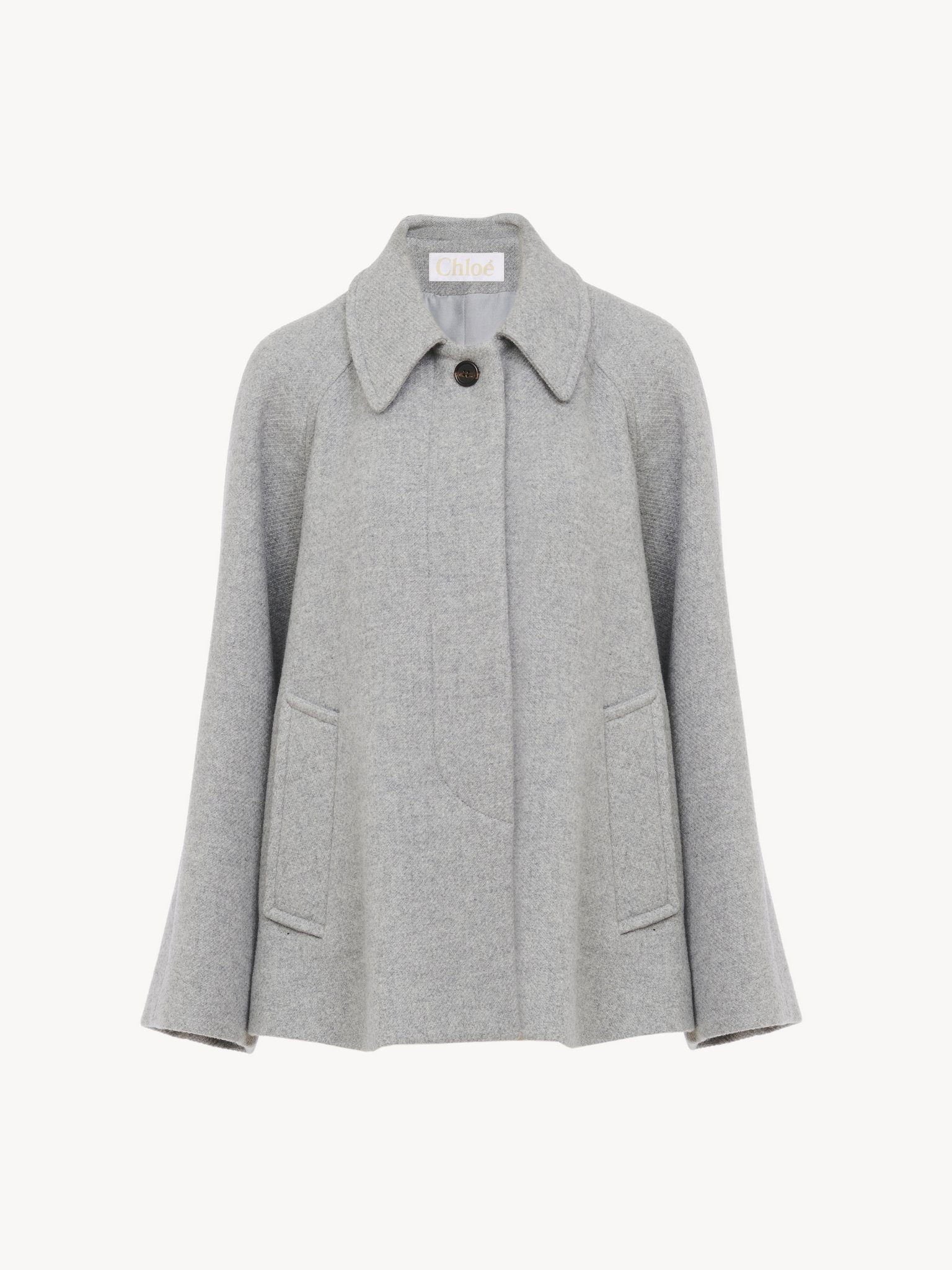 SHORT CAPE COAT - 3