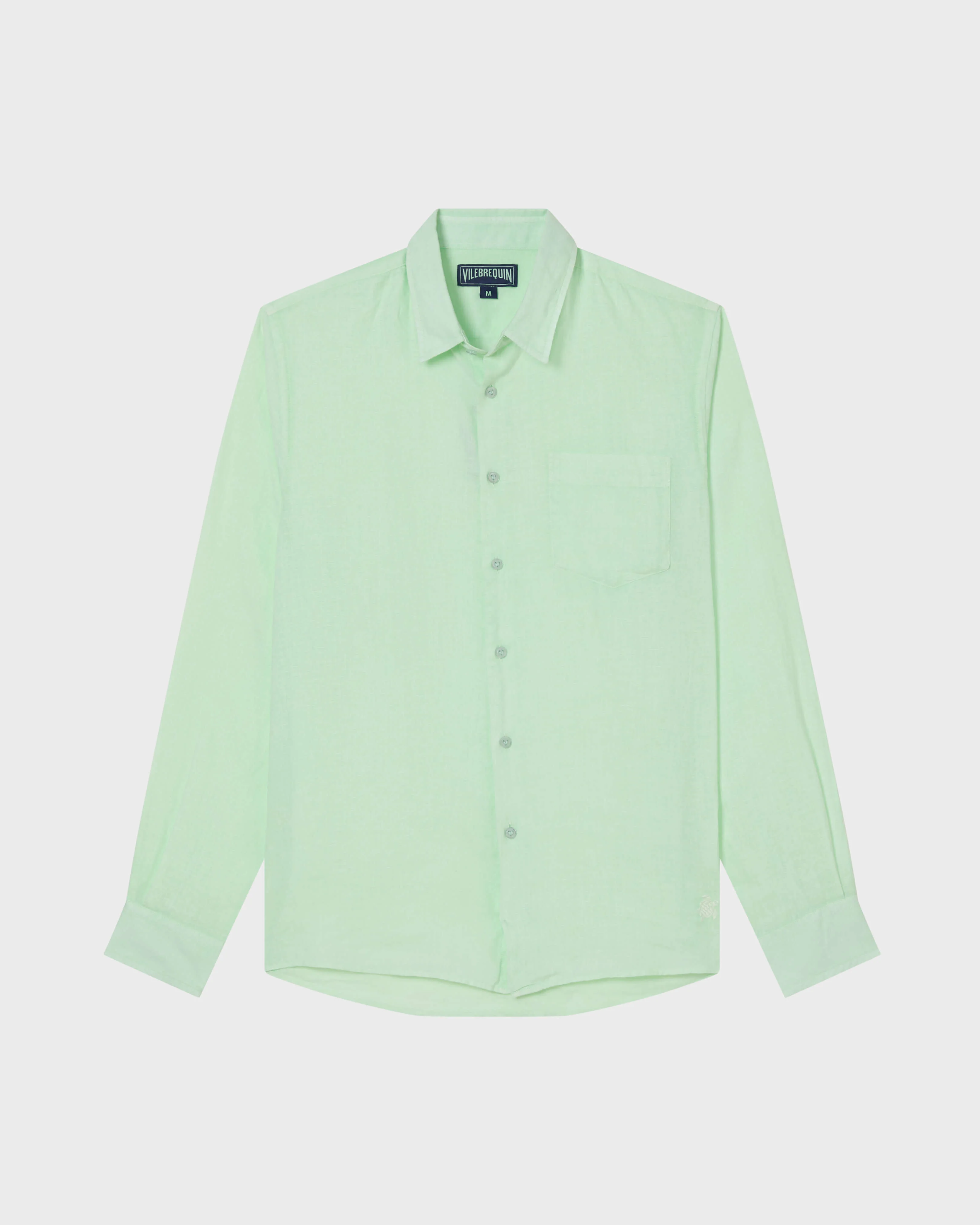 MEN LINEN MINERAL DYE SHIRT - 1
