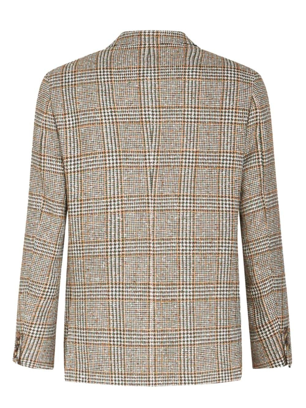 checked houndstooth blazer - 7
