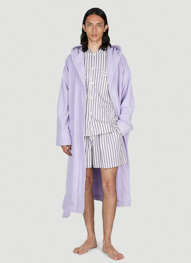 TEKLA Lido Stripe Sleep Shorts outlook