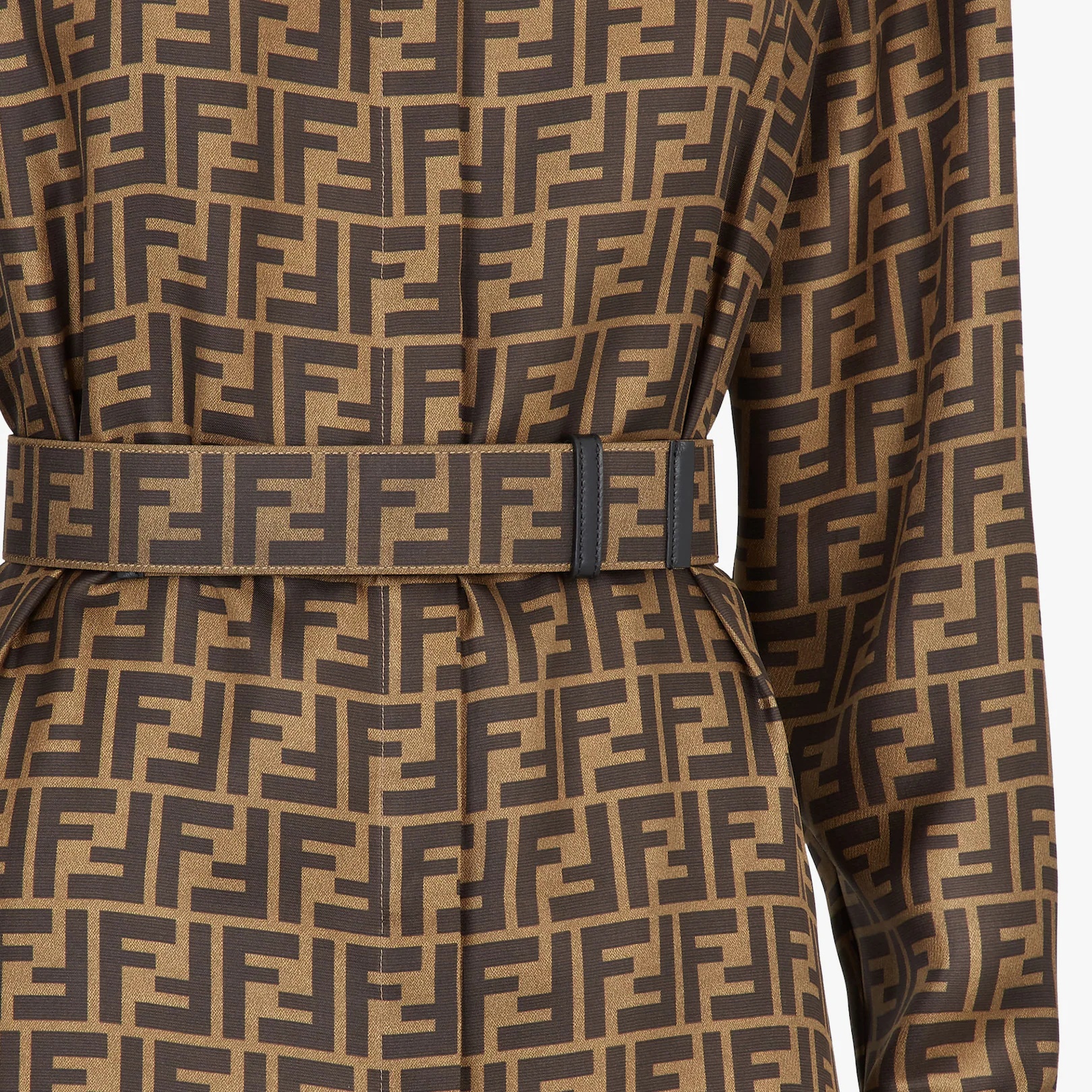 Brown silk dress - 3