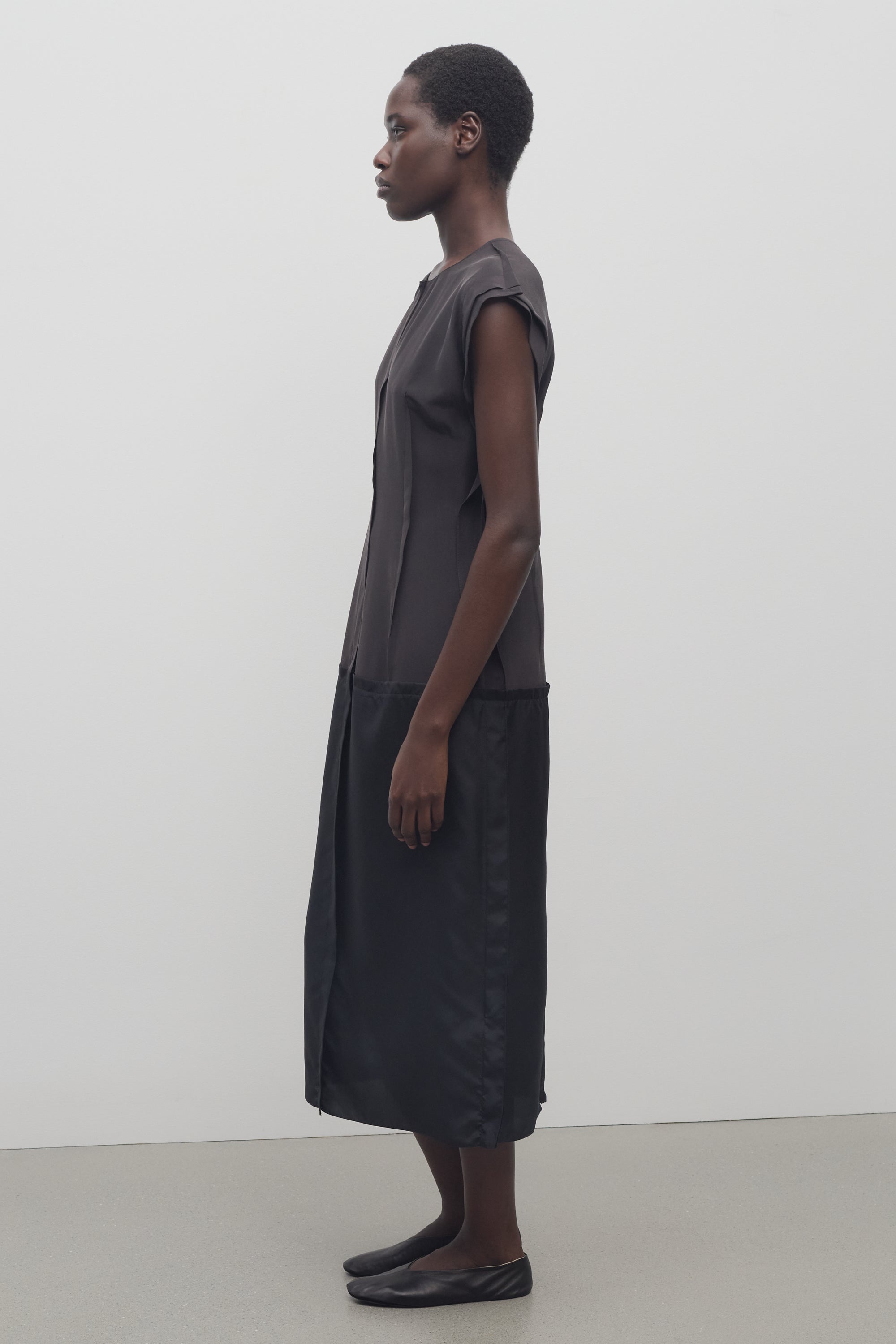 Irena Dress in Viscose and Silk - 5
