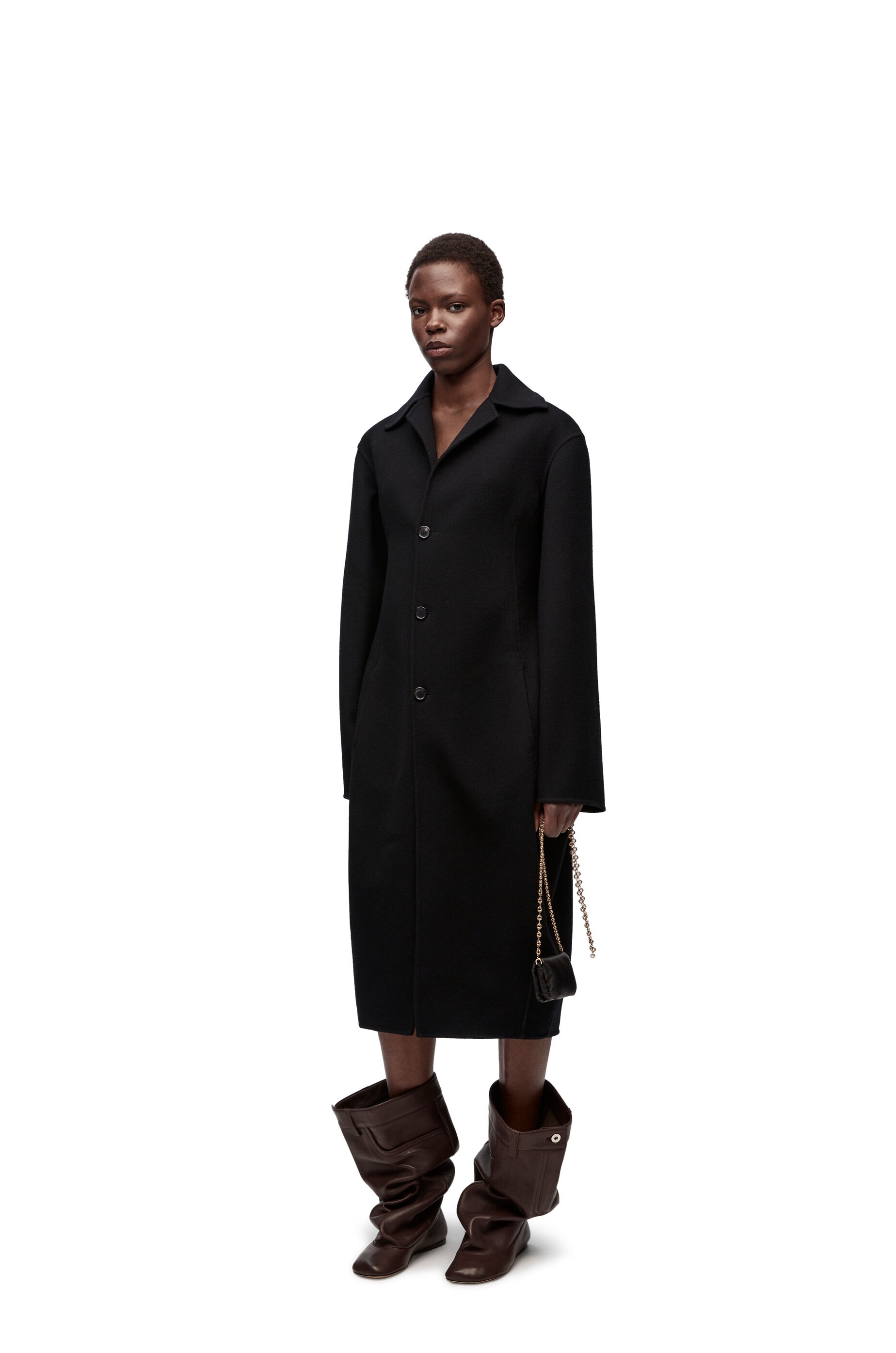 Balloon coat in wool - 2