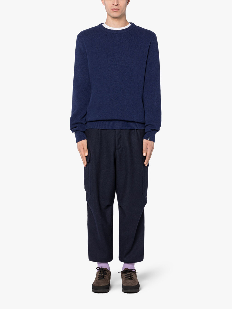 Mackintosh HOLKHAM NAVY CASHMERE CREWNECK SWEATER outlook