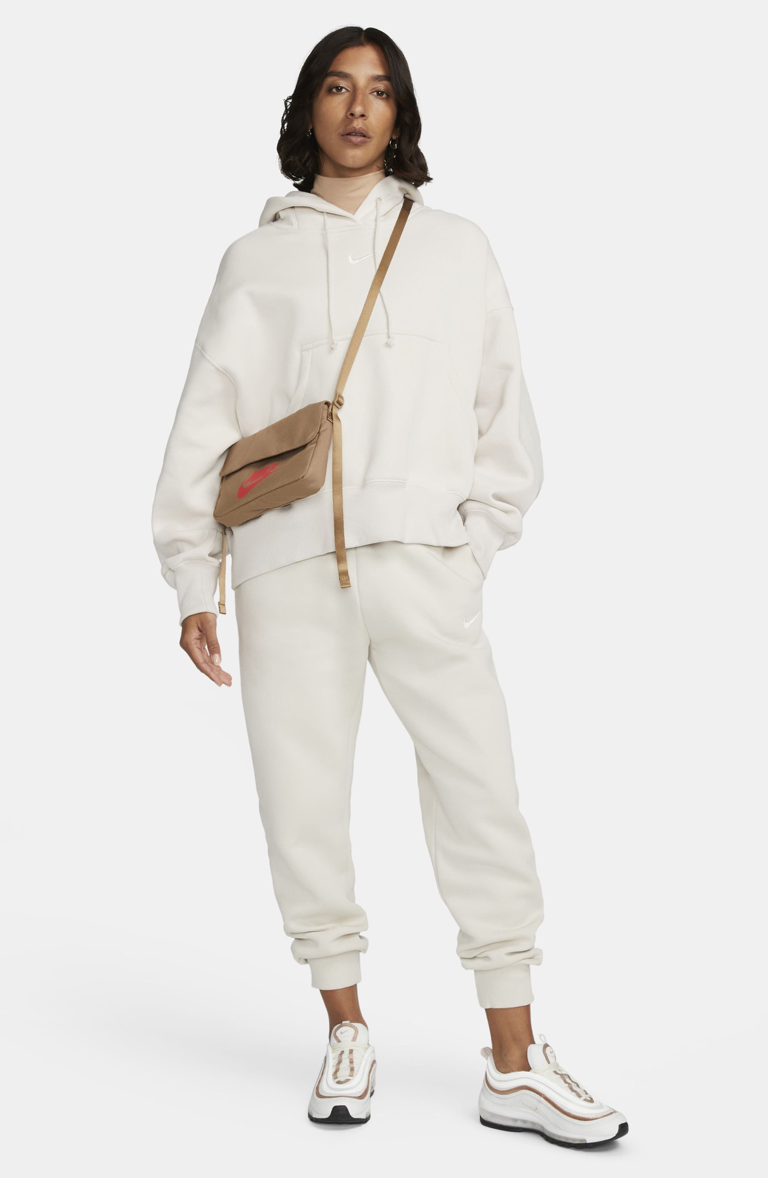 Nike Sportswear Phoenix Fleece Pullover Hoodie in 104 Light Orewood Brown/sail at Nordstrom - 8