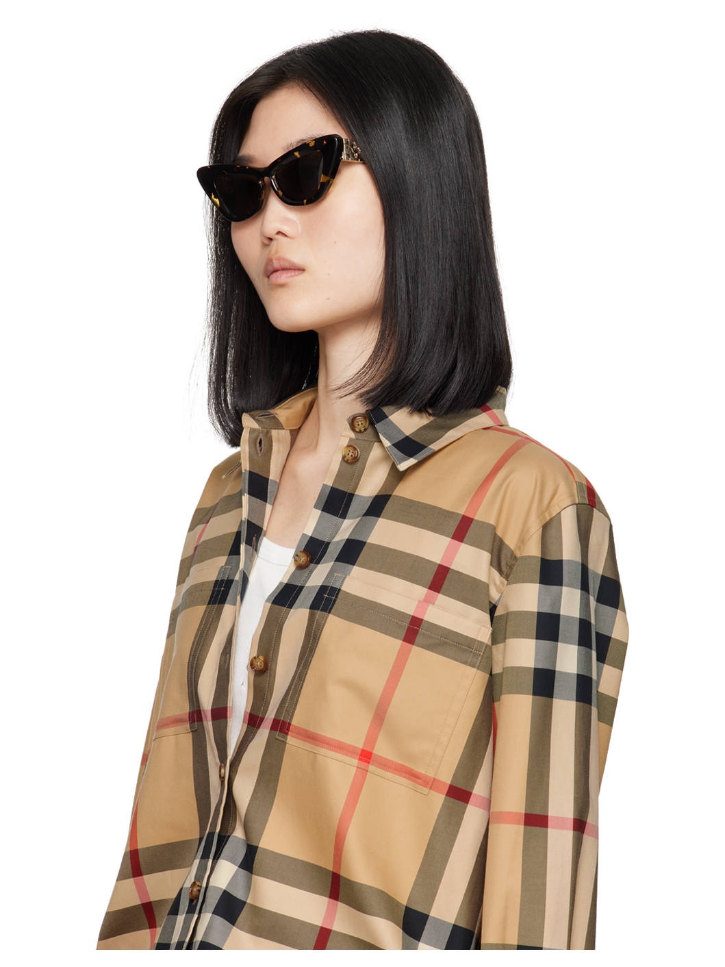 Brown Rose Sunglasses - 4
