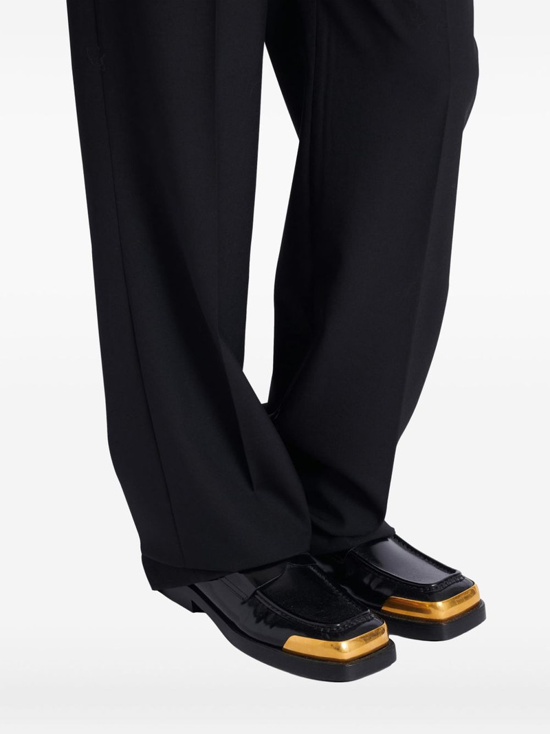 square-toe leather loafers 5