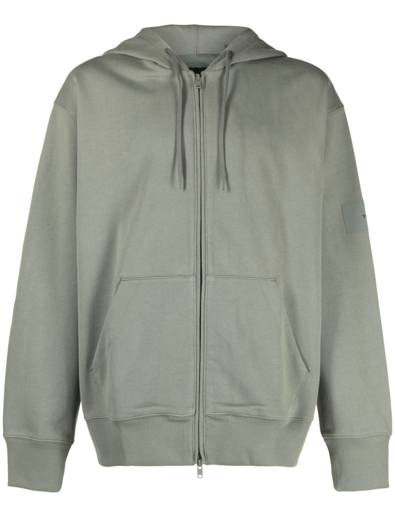 zip-up organic cotton hoodie 1