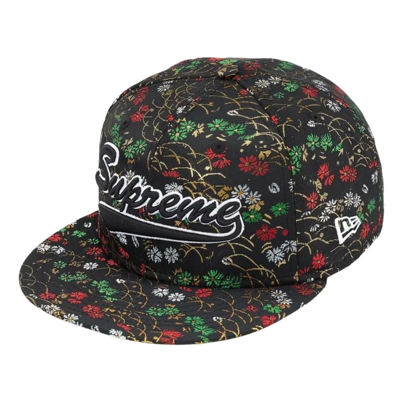 Supreme x New Era SS26 Floral Jacquard Cap 'Black' SUP-SS26-1056-BLK - 1