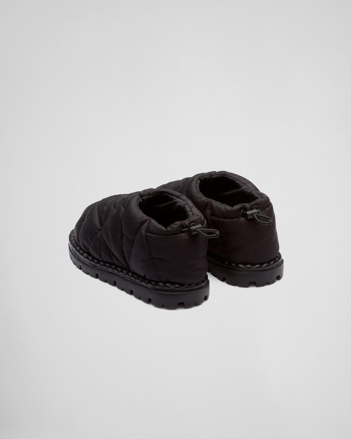 Padded nylon slip-on shoes - 3