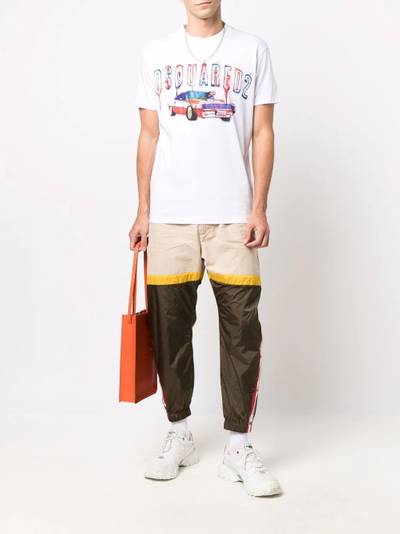 DSQUARED2 colour-block tapered track pants outlook