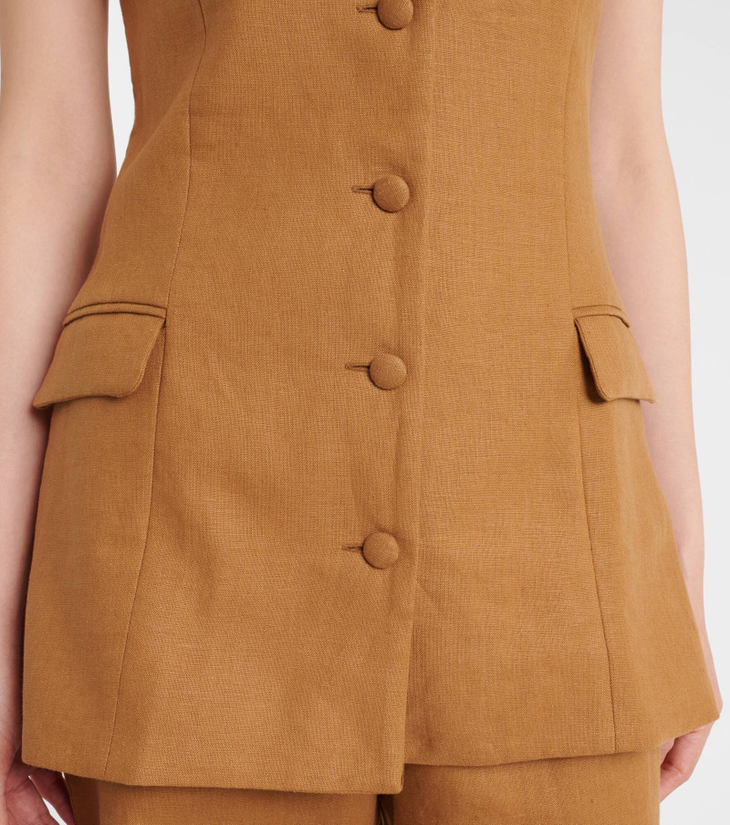 Jane linen vest 5