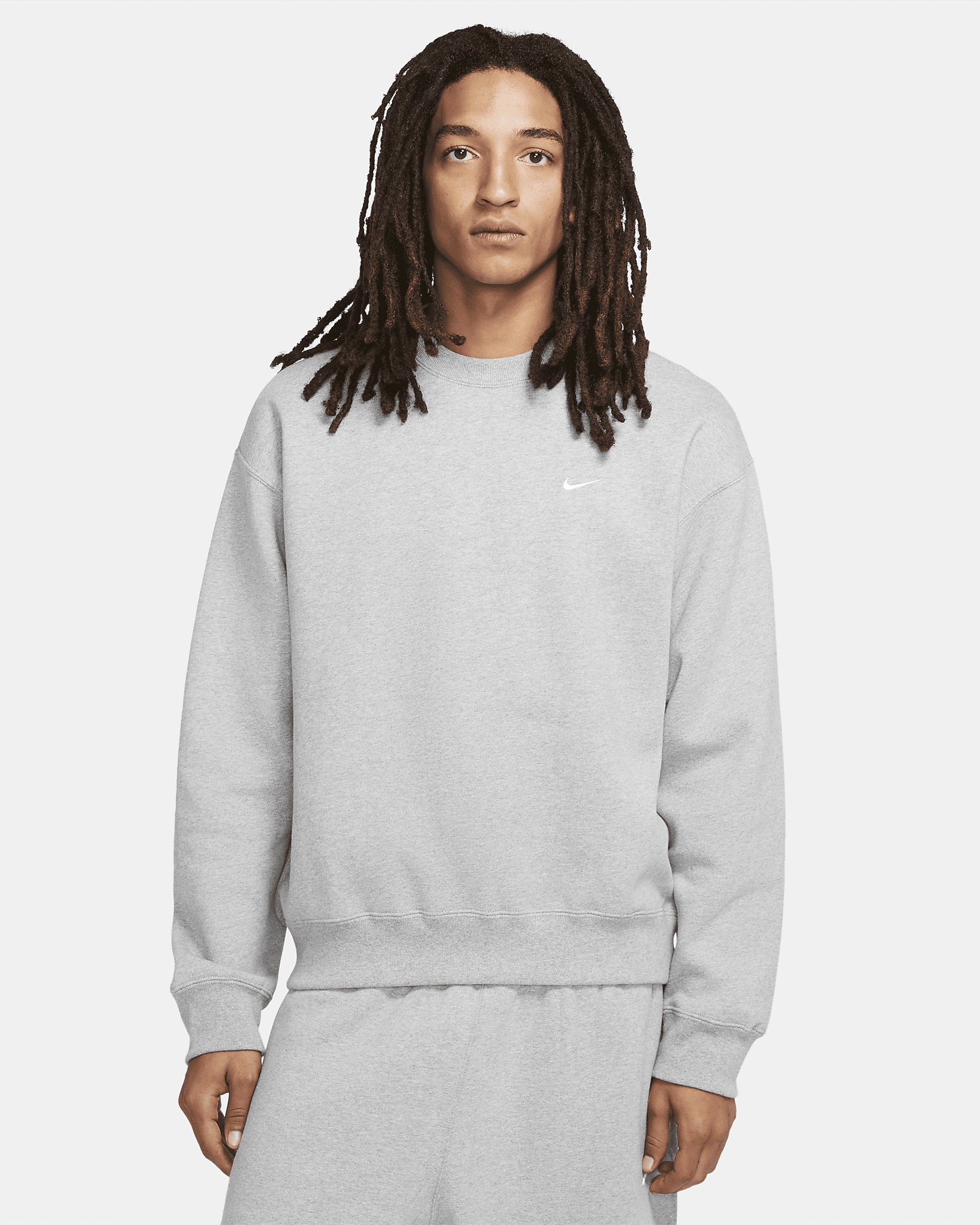 Nike Men's Solo Swoosh Fleece Crew - 1