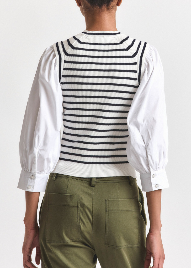 DEREK LAM 10 CROSBY TIRZA MIXED MEDIA TOP outlook