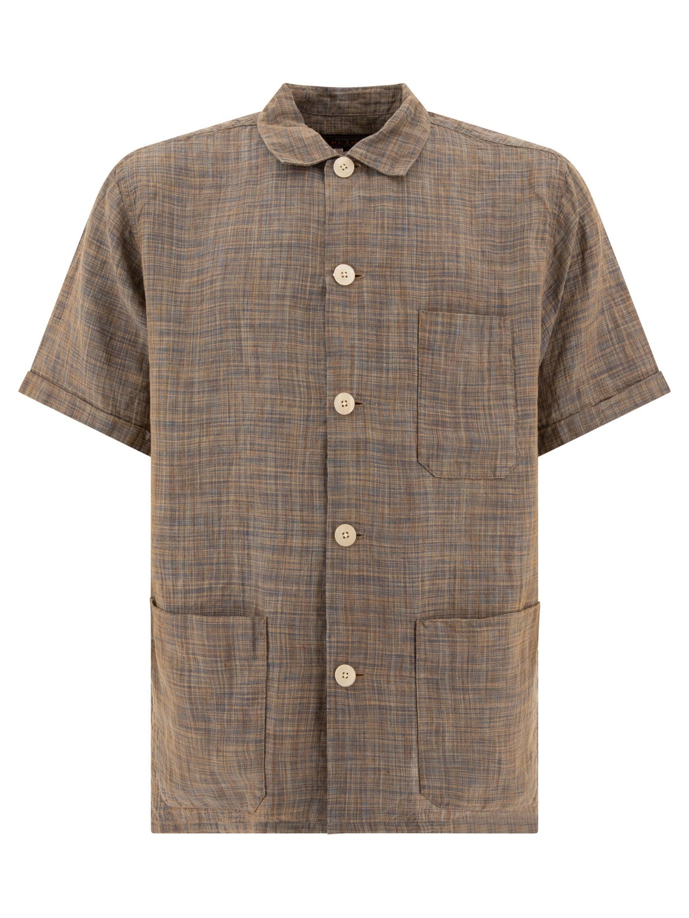 Multipocket Shirt Shirts Brown - 1