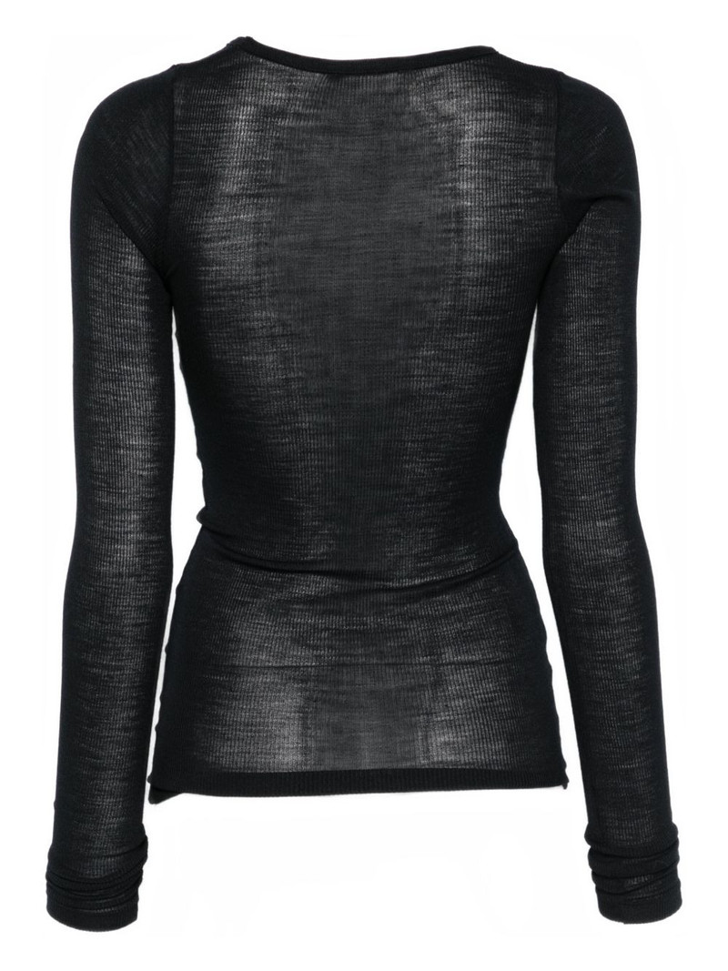 AURALEE ribbed top outlook