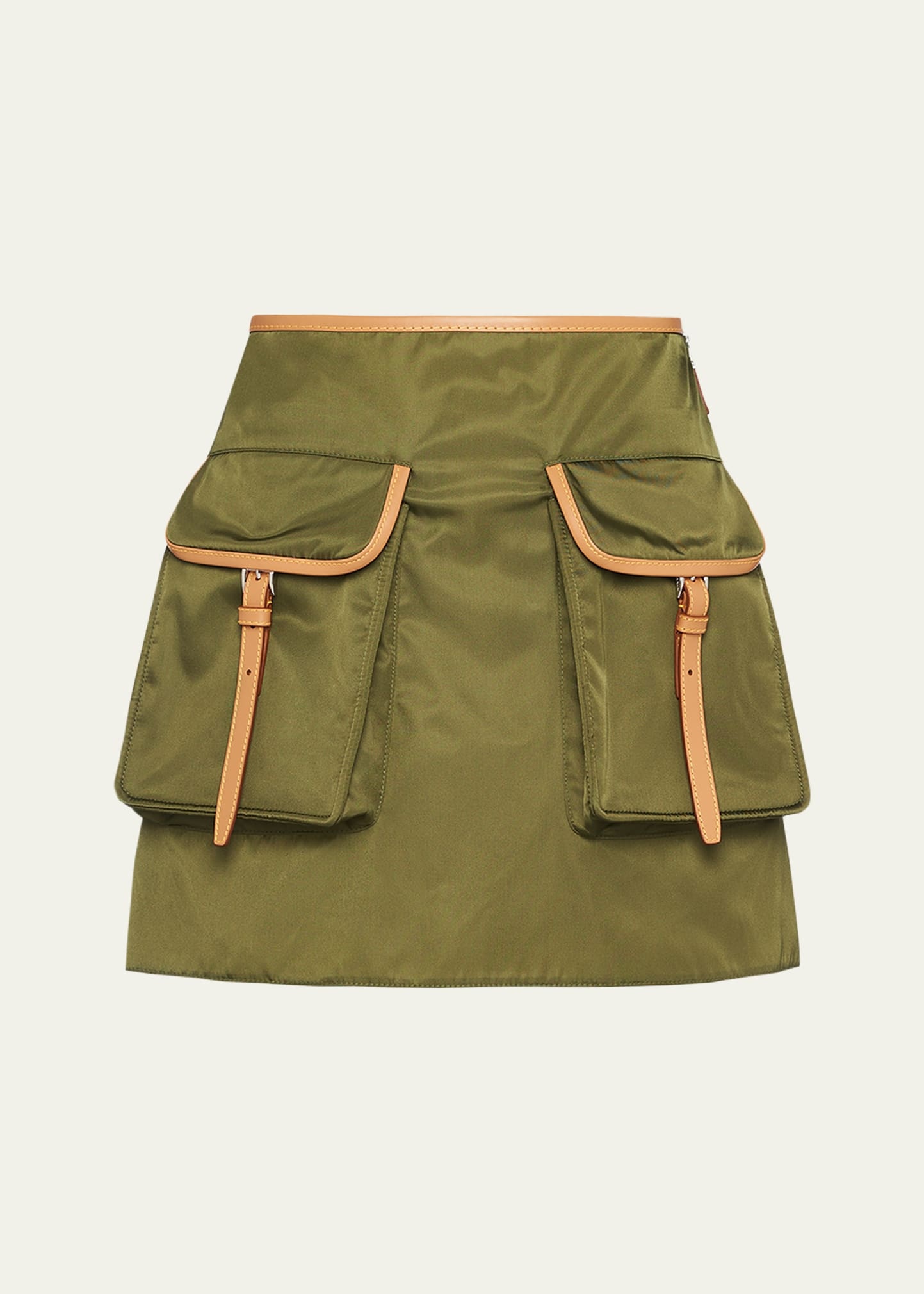 Re-Nylon Utility Pocket Mini Skirt - 1