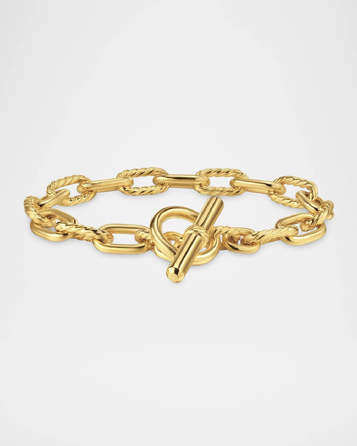 Madison Bracelet with Toggle in 18K Gold, 8.5mm - 1