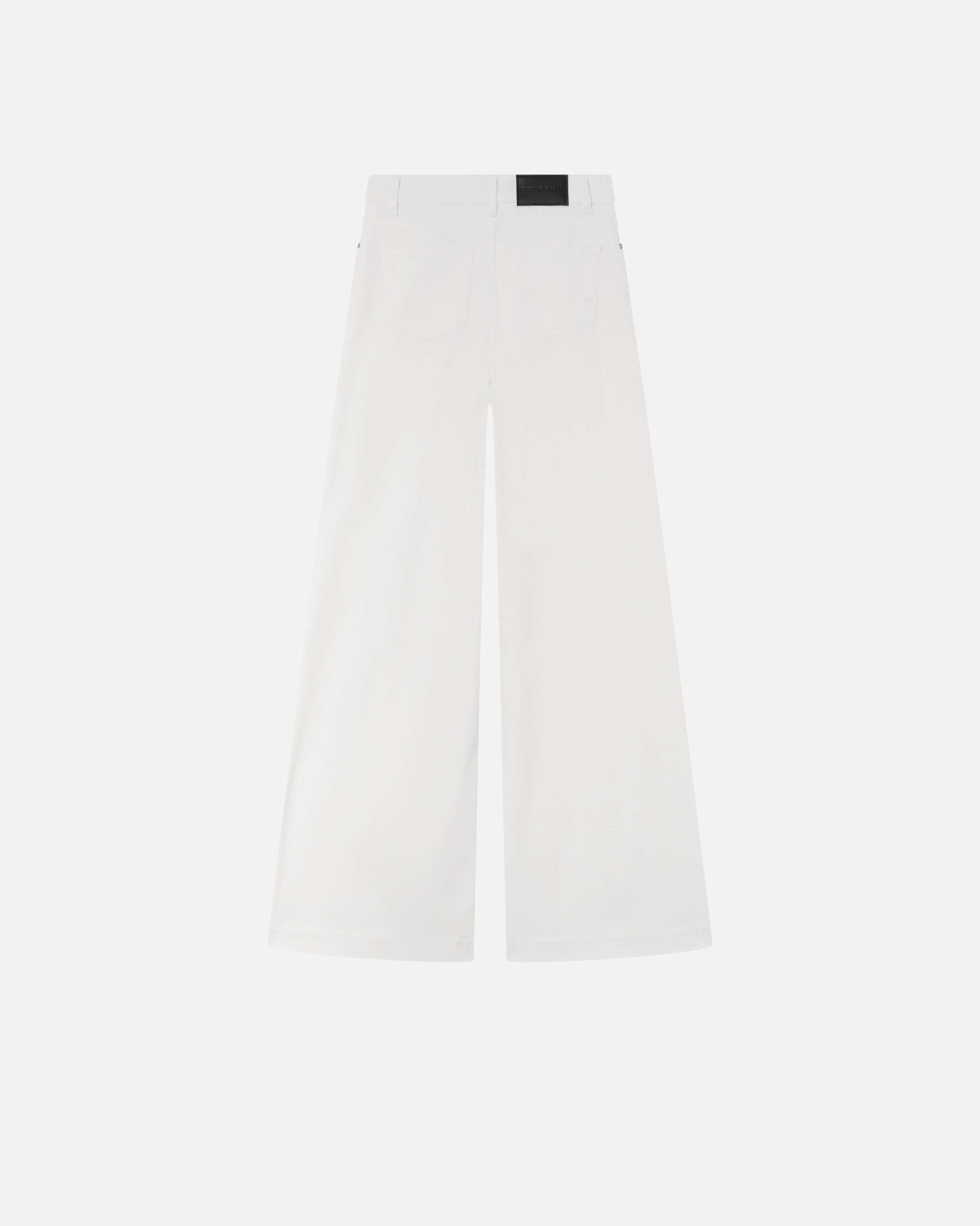 WIDE-LEG TROUSERS IN DYED TWILL - 6