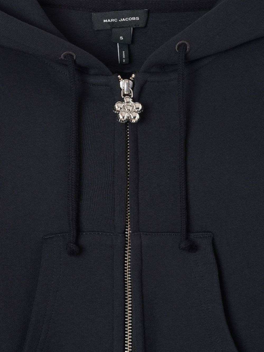 Cotton cropped hoodie - 2